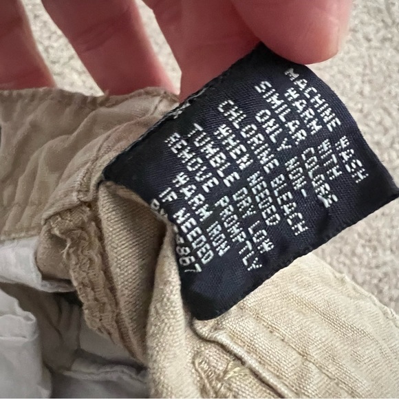 Vintage 1990s Abercrombie & Fitch Paratroop Issue A92 Khaki Tan Cargo Crop Pants - Picture 7 of 13